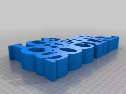 ice creamVariable WORD Sculpture