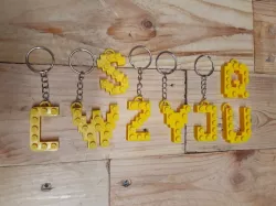 Keyring Letter Blocks