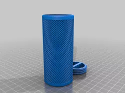 Knurled Flush Screw Lid Container_34by83