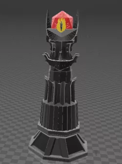 Lord of the Rings Barad Dur Dice Holder (MTG Spindown D20)