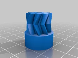LulzBot TAZ Single Extruder Tool Head v2.1 Herringbone Small Gear