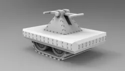 Manual Tank 28mm scale