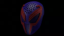 Miguel O'Hara Spider man 2099 Spiderman Miguel o hara Miles Morales Spiderverse Faceshell Mask