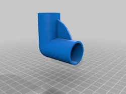 My Customized elbow for joining PVC pipe