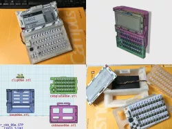 PIMORONI Badger 2040 W + mini Keyboard case