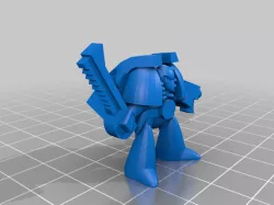 retro epic 6mm space bird man
