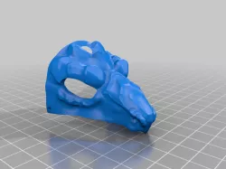silver dragon mask