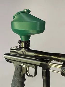Small paintball hopper for pump markers