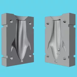 Spooky Ghost Candle or Chocolate Mold