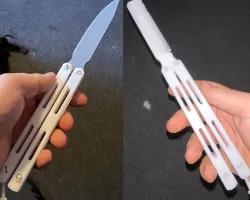 V2 trainer buttefly knife