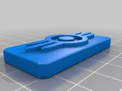 vault tech keychain