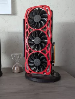 Vertical dual/triple slot GPU stand (display only)