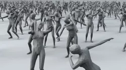 15 Lowpoly Women Sport Fitness Dance Activity Poses Low-poly  3D model
