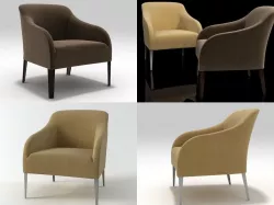 Apta armchair 3D model