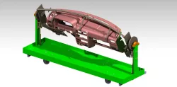 assembly fixture for automobile dashboard 