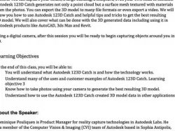 Autodesk University 2011 123D Catch Manual