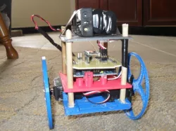 Balancing robot with etched PCB shield