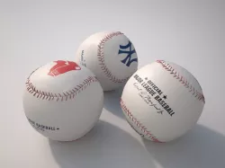 Baseball 3D model