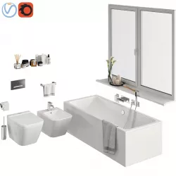 Bathroom Set Part 2 3D model