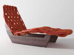 Biknit chaise longue 3D model