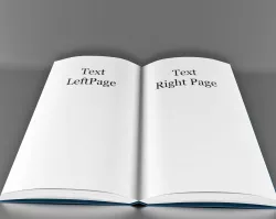 Book Open 3D model