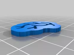 Brain Token for Zombie Dice