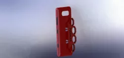 Brass knuckle case/kickstand