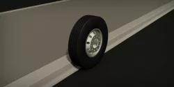 Bus stop - bus curb (prefab element)