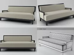 Carmel Sofa 3D model