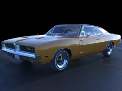 challenger Dodge 1970 3D model