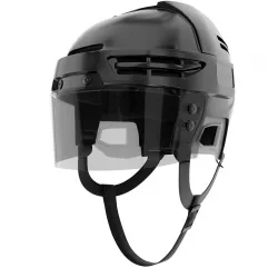 Classic Ice Hockey Helmet with Glass Visor 3D model
