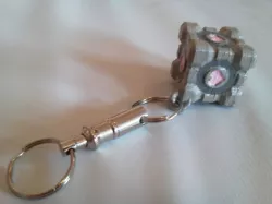 Companion Cube Keychain