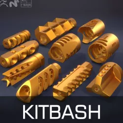 Compensators kitbash PART1 3D model