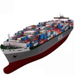 Container Ship - 01 3D model