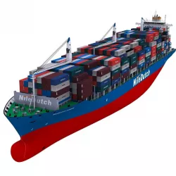 Container Ship - 02 3D model