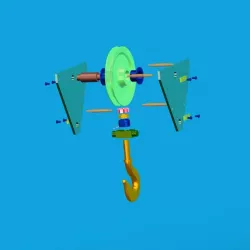 crane hook exploded view 