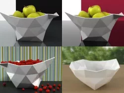Crushed Bowl 3D model
