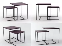 Cube tables 3D model