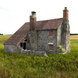 Derelict Cottage for DAZ Studio 3D model