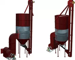 Dryer and Buckets Elevator