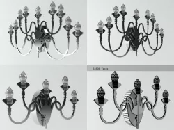 Edge wall lamp 3D model