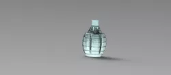 EL BOMBASI TASARIMLI ŞİŞE