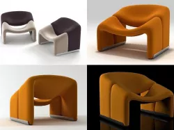 F 3D model
