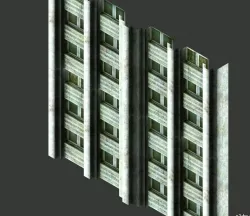 Facade Center 3D model