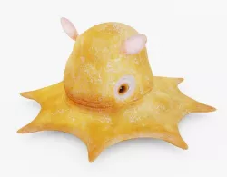 Flapjack Octopus Low-poly  3D model
