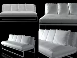 Flat sofa 3D model