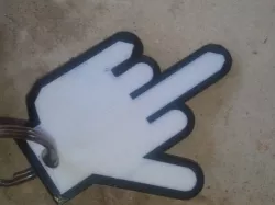 Flippin' The Bird Keychain
