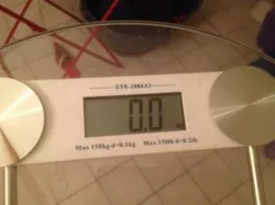 Foot for bathroom scale