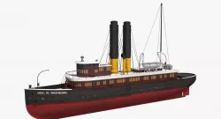 George Washburn Tugboat 3D model