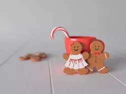 Gingerbread Man Low-poly  3D model